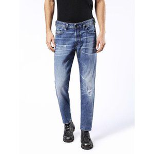 $248 Diesel Men's Larkee-Beex Regular Tapered Jeans Destroy 0860F Size W29-L32